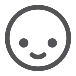 User Happy SVG Icon
